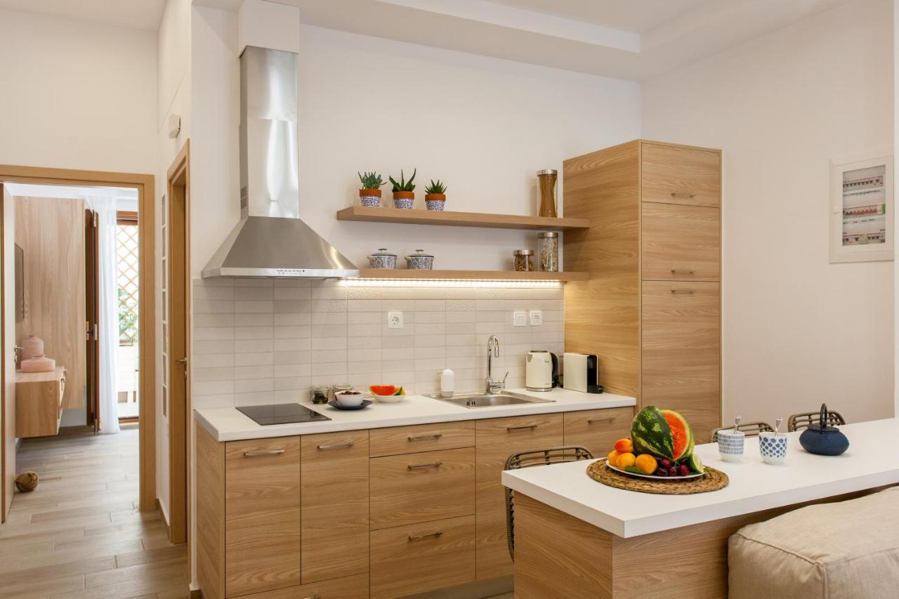 Blue Jasmine Apartments Hriszí Aktí Haniá Kültér fotó