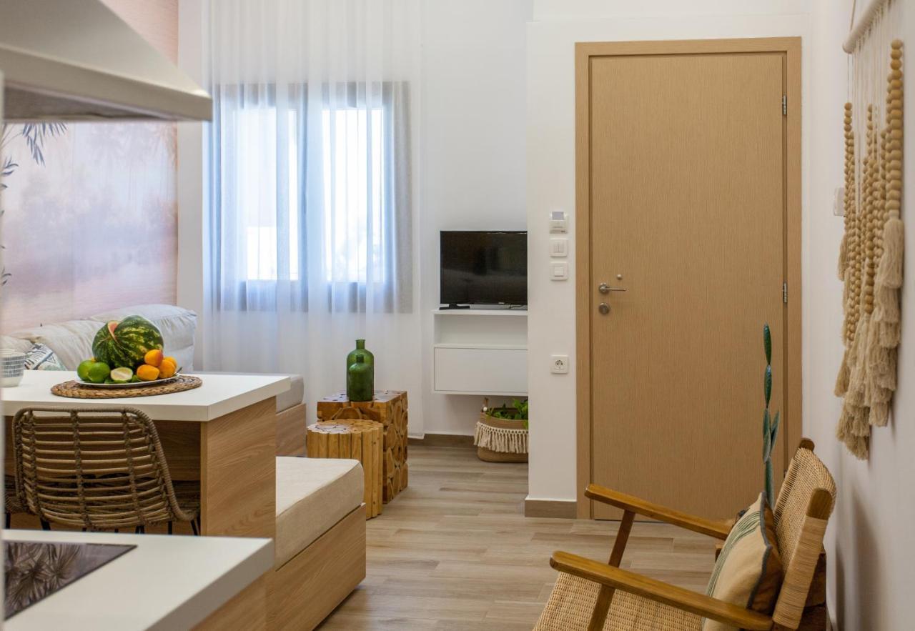 Blue Jasmine Apartments Hriszí Aktí Haniá Kültér fotó