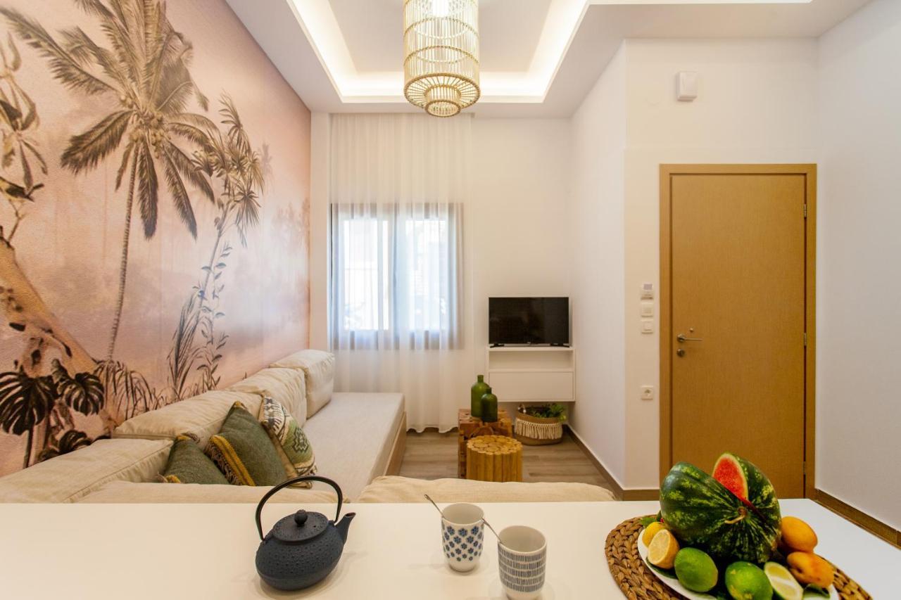Blue Jasmine Apartments Hriszí Aktí Haniá Kültér fotó